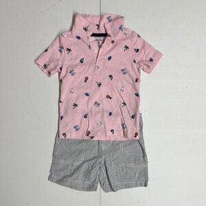 Carter's Toddler 2-Piece Jersey Polo & Short Set 2T